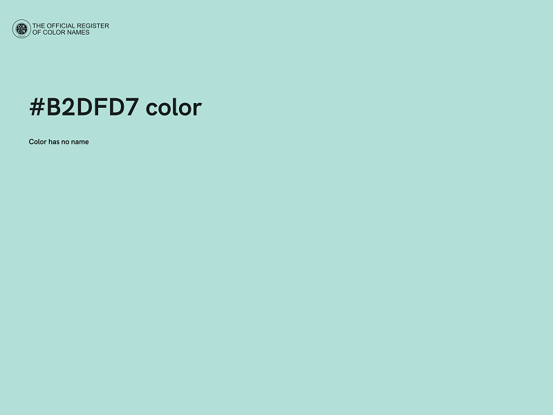 #B2DFD7 color image