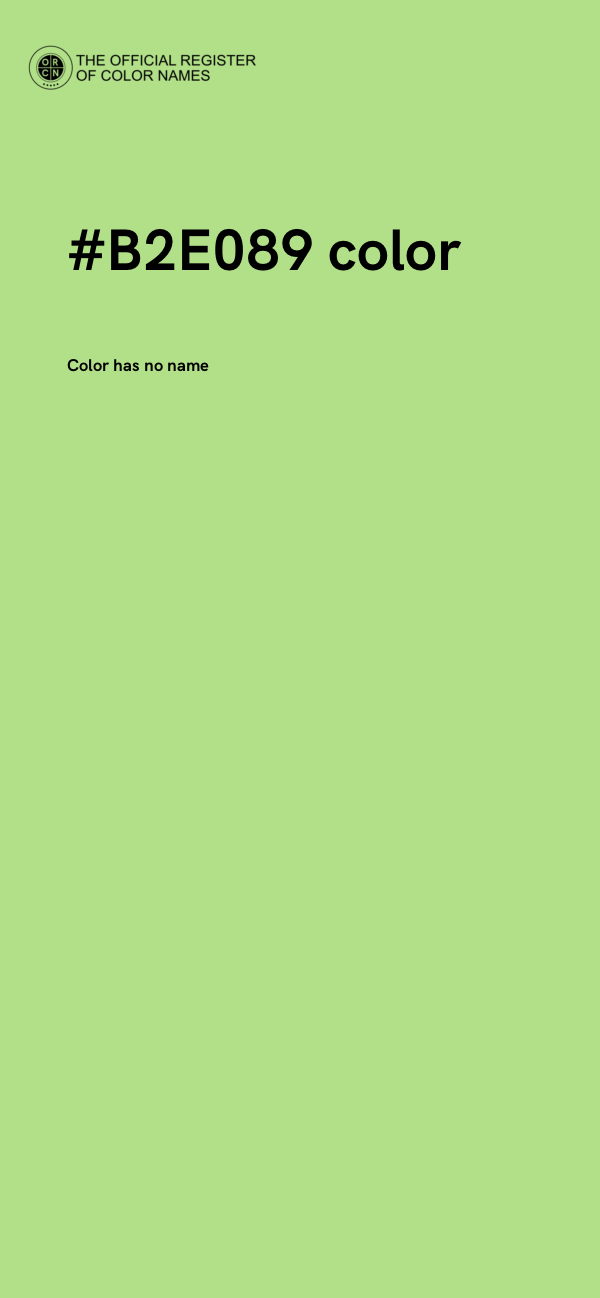 #B2E089 color image