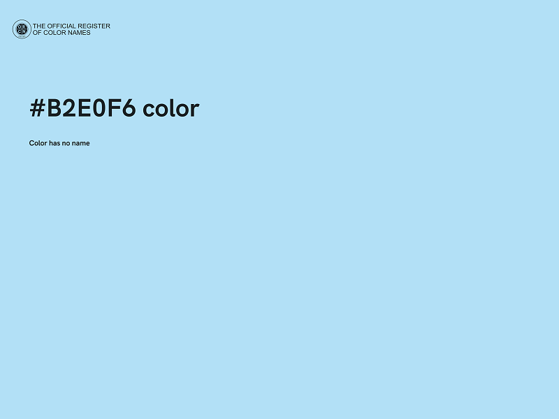 #B2E0F6 color image