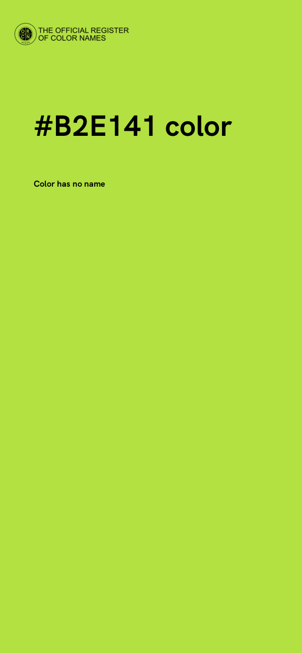 #B2E141 color image
