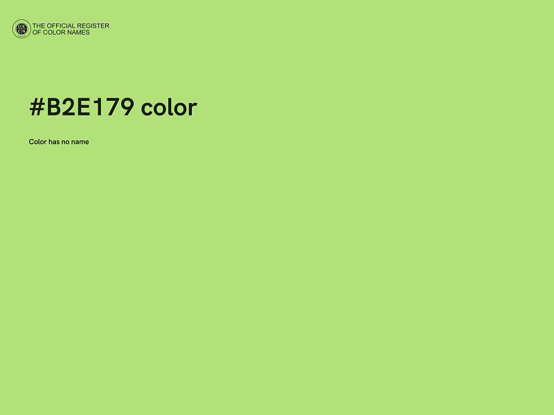 #B2E179 color image