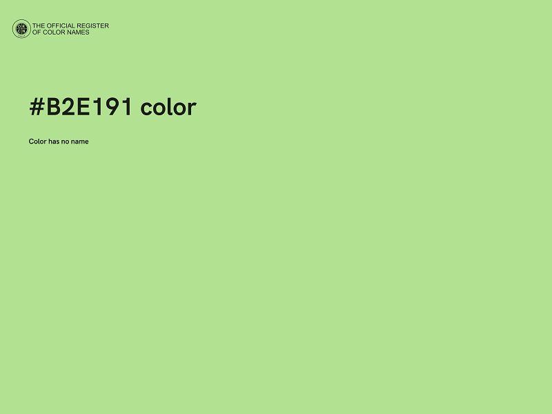 #B2E191 color image