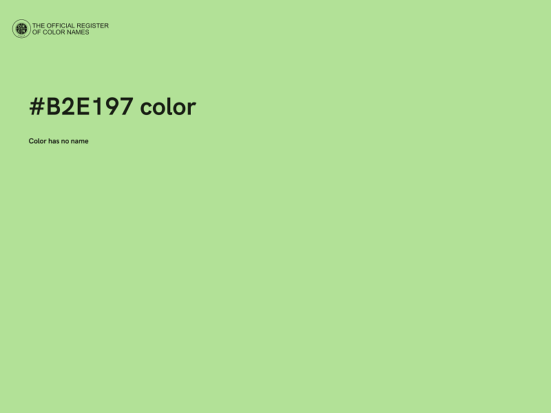 #B2E197 color image