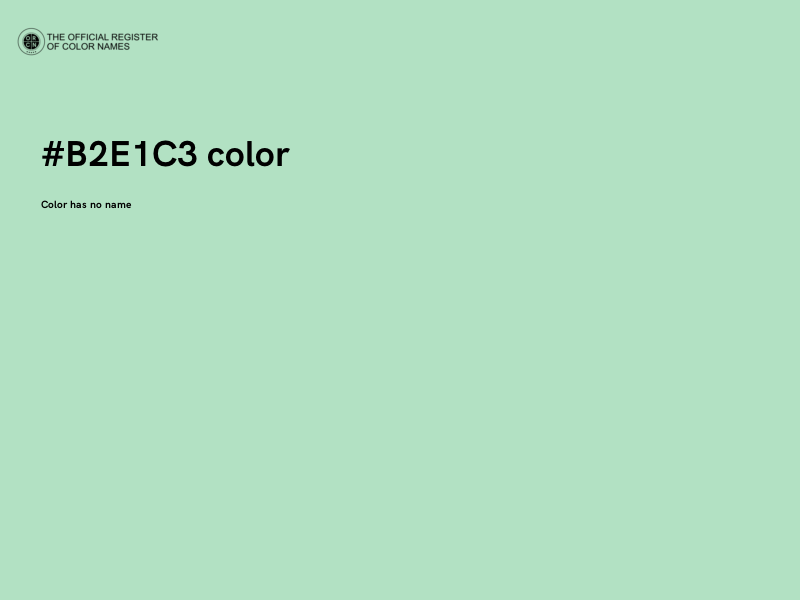 #B2E1C3 color image