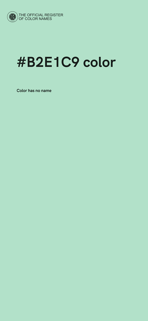 #B2E1C9 color image