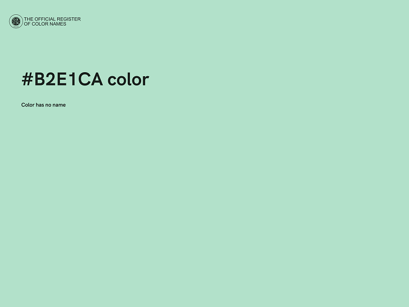 #B2E1CA color image