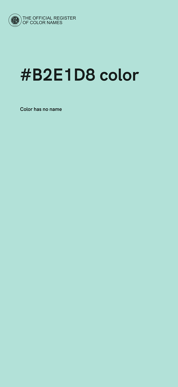 #B2E1D8 color image