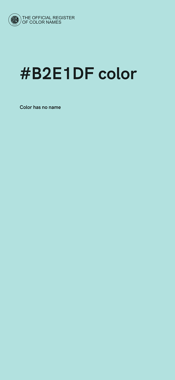 #B2E1DF color image