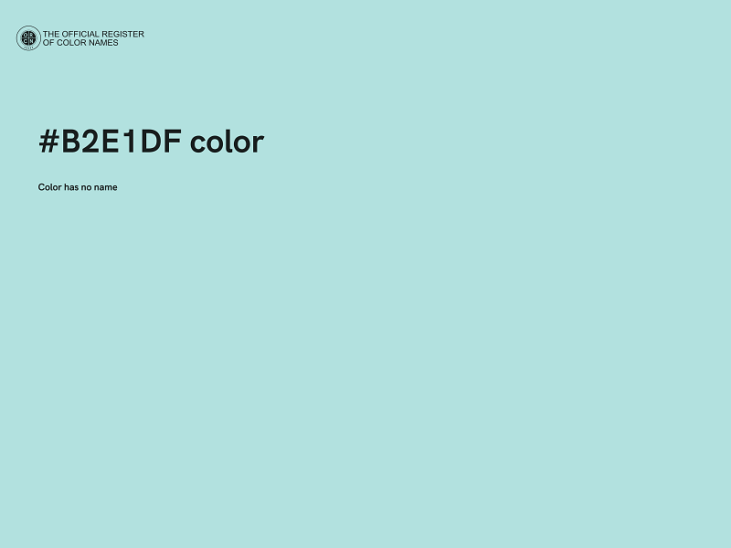 #B2E1DF color image