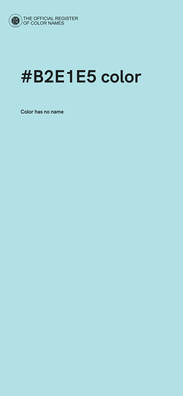 #B2E1E5 color image