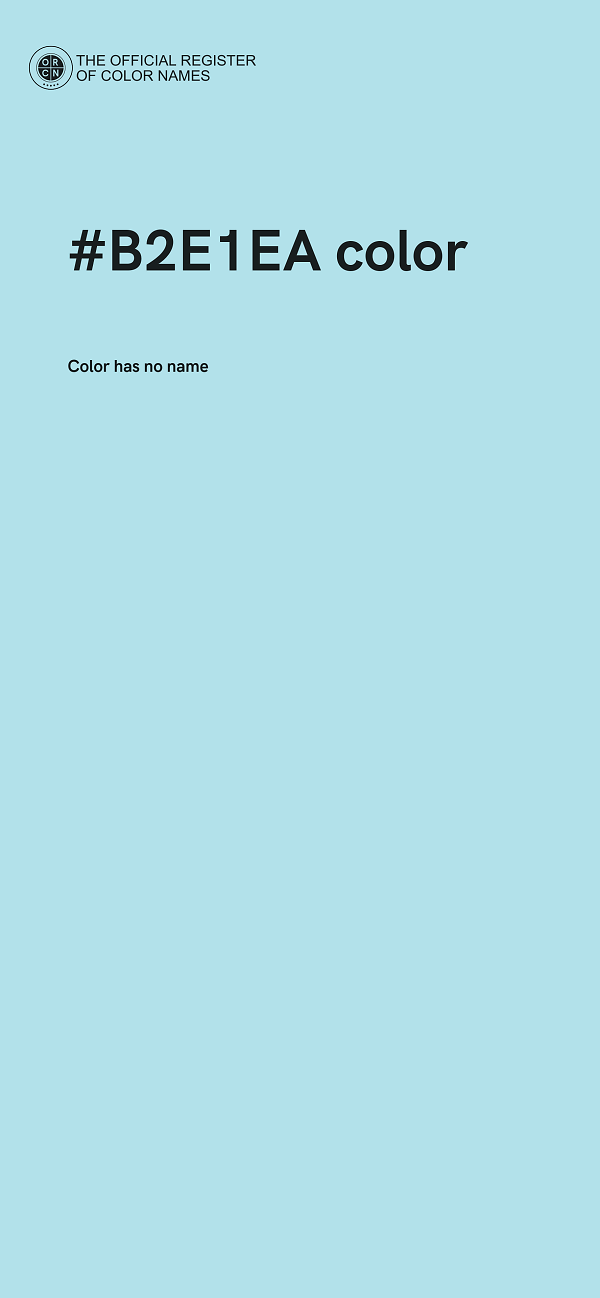 #B2E1EA color image