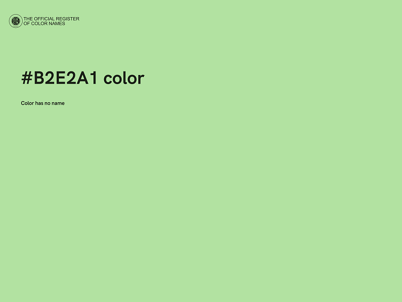 #B2E2A1 color image