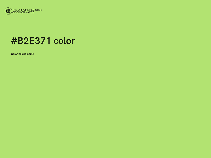 #B2E371 color image