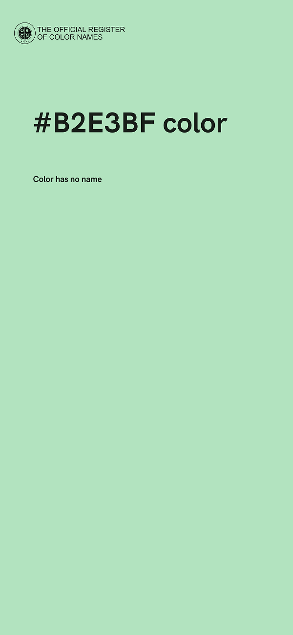 #B2E3BF color image