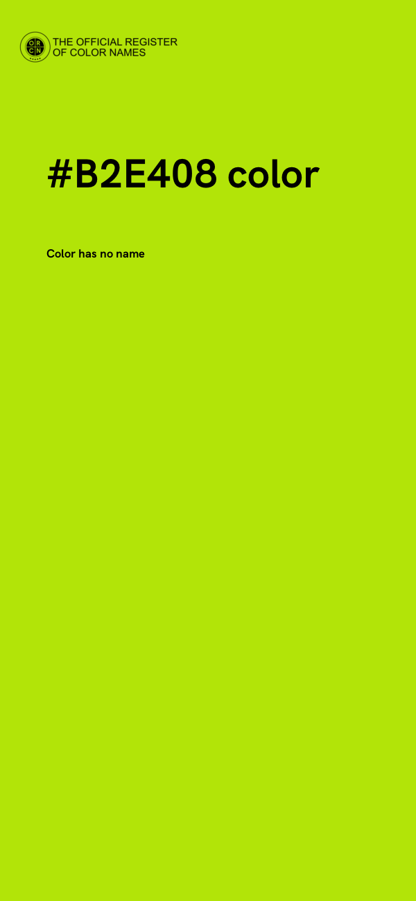 #B2E408 color image