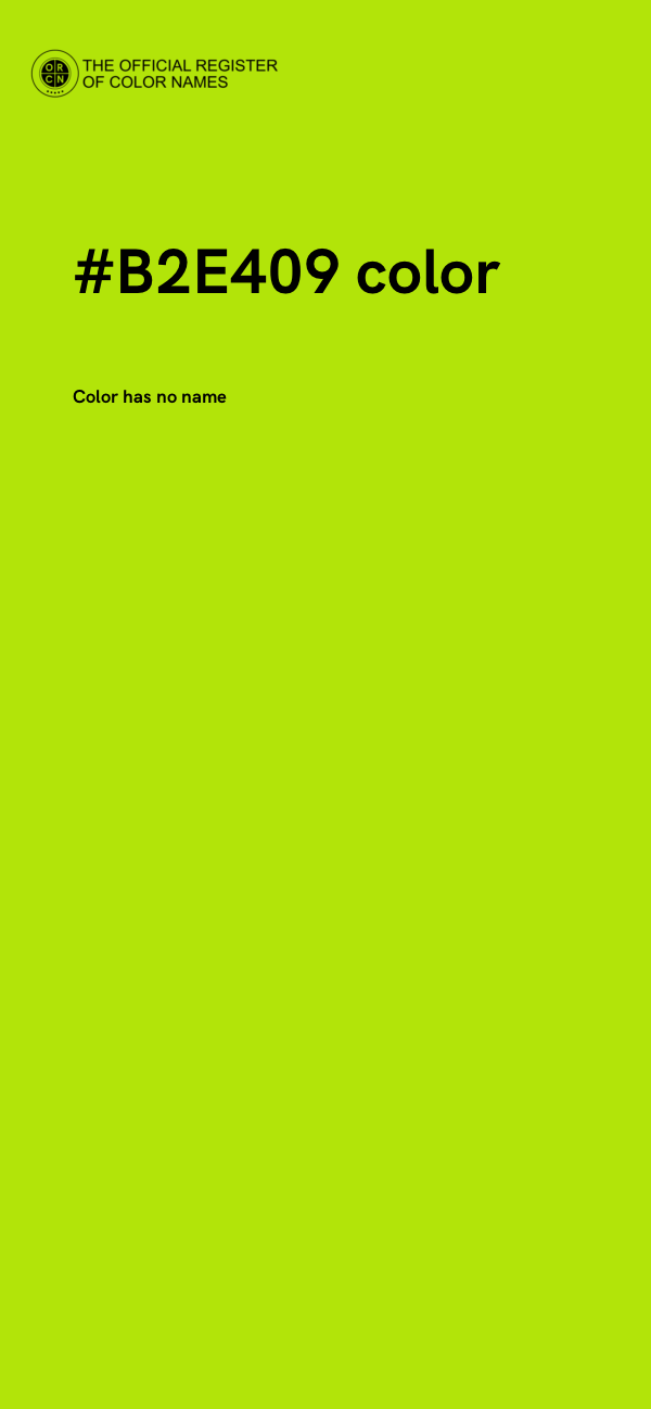 #B2E409 color image