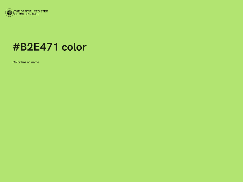 #B2E471 color image