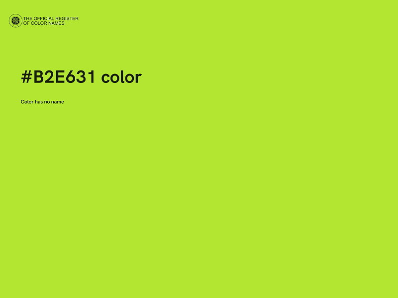 #B2E631 color image