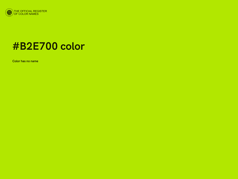 #B2E700 color image