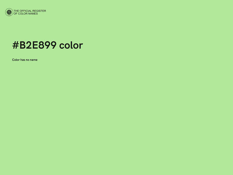 #B2E899 color image