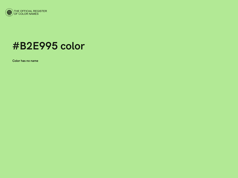 #B2E995 color image