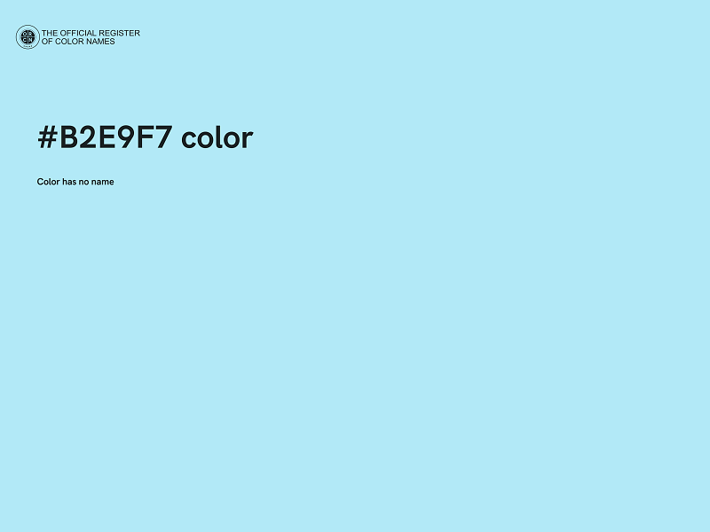 #B2E9F7 color image