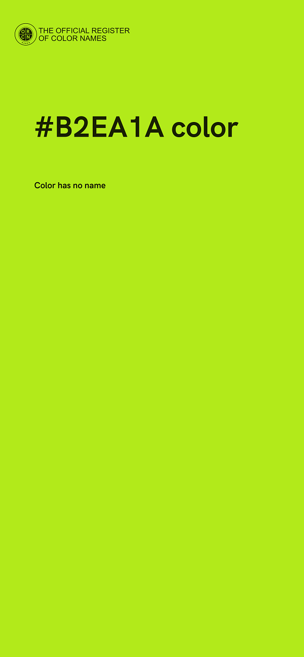 #B2EA1A color image