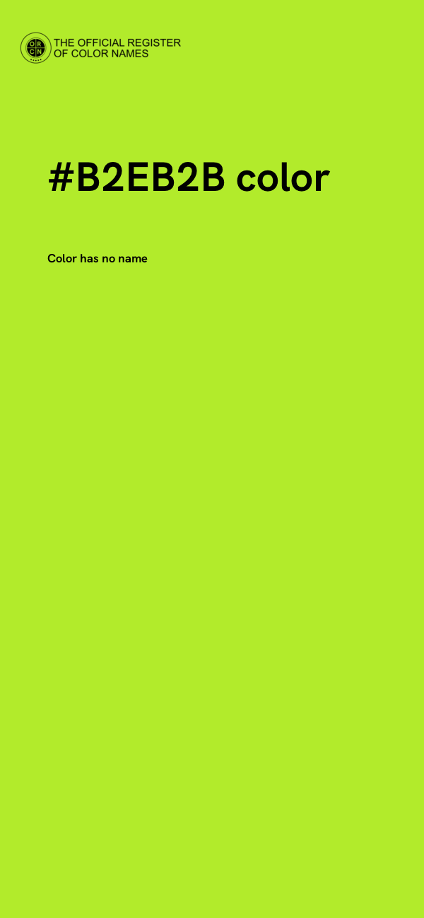 #B2EB2B color image