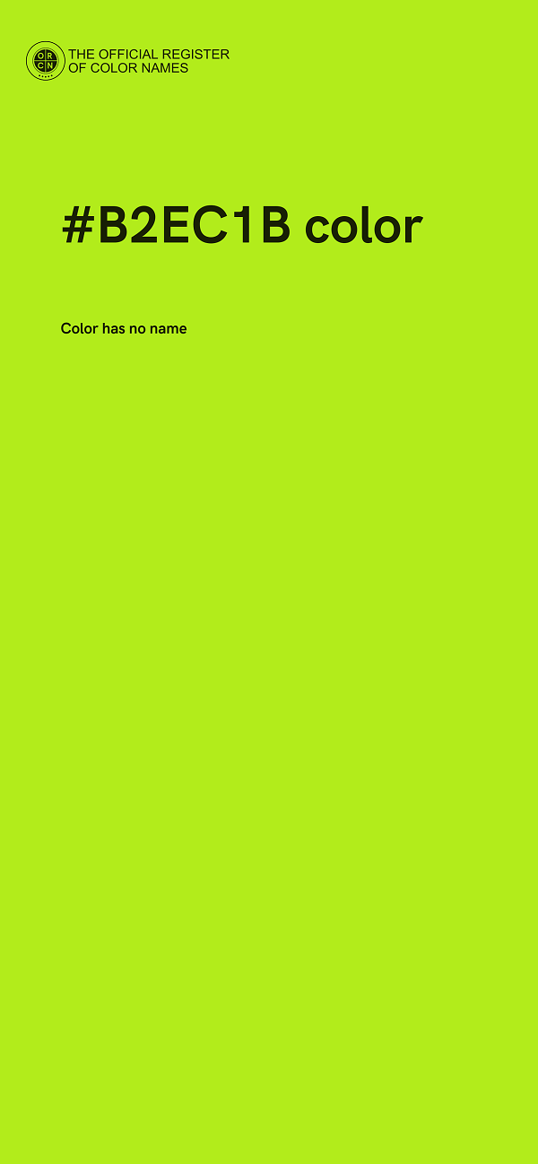 #B2EC1B color image