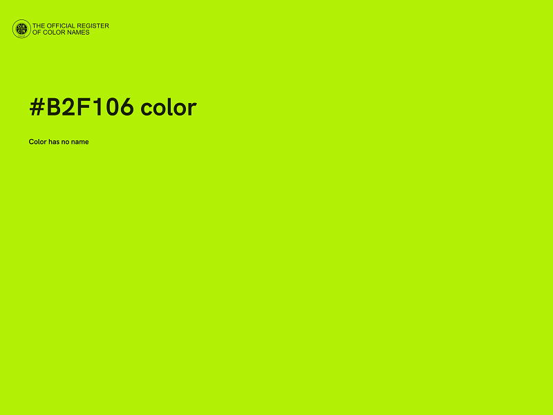 #B2F106 color image