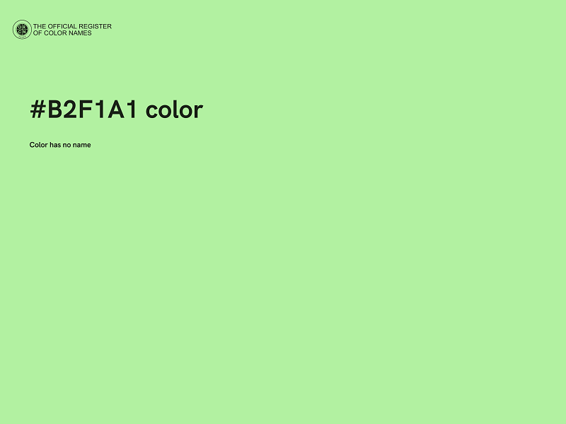 #B2F1A1 color image