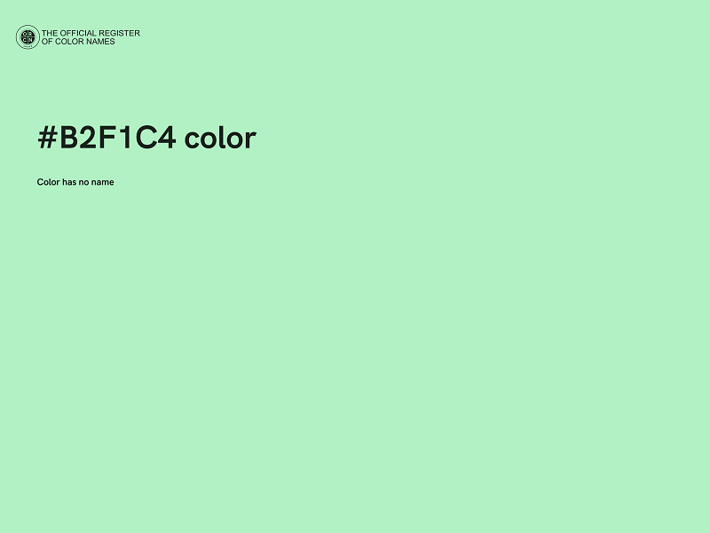 #B2F1C4 color image