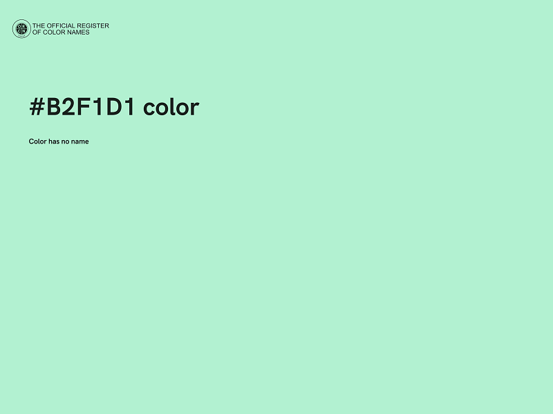 #B2F1D1 color image