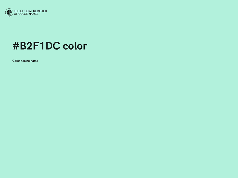 #B2F1DC color image