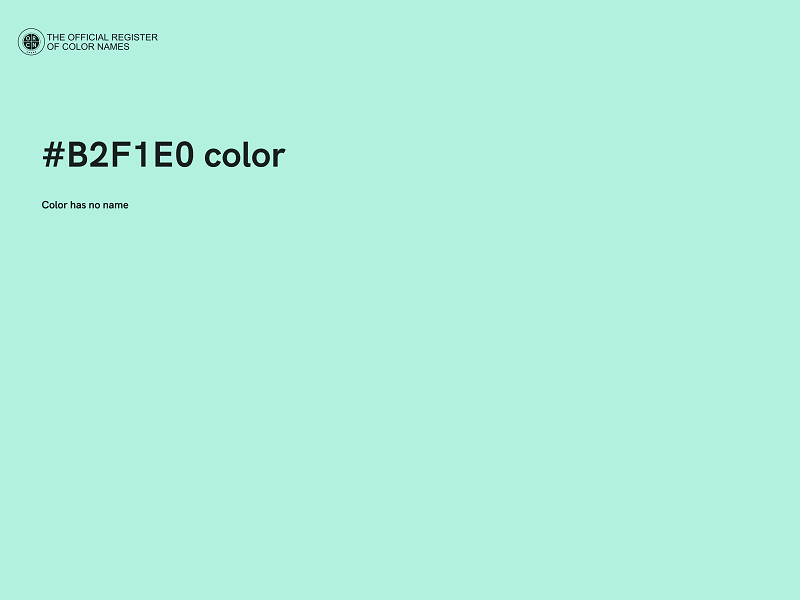 #B2F1E0 color image