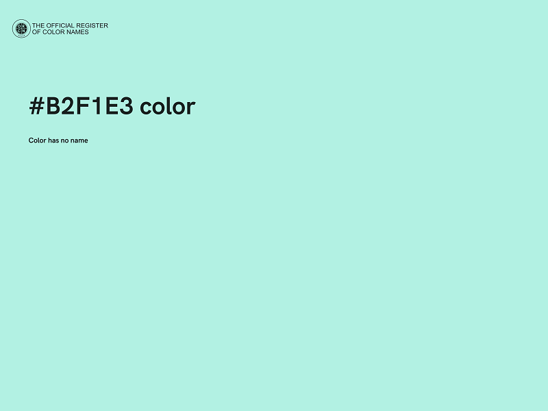 #B2F1E3 color image