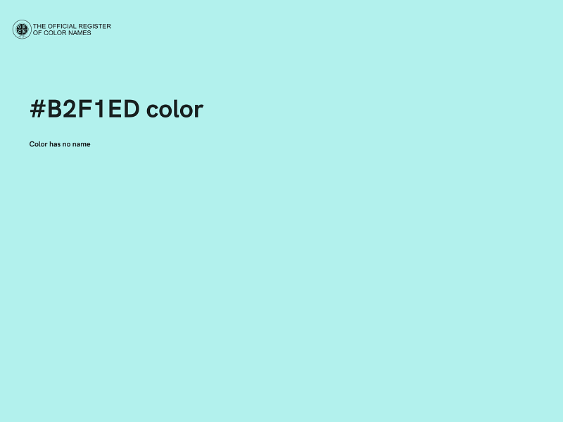 #B2F1ED color image