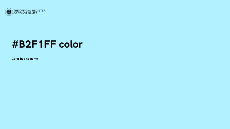 #B2F1FF color image