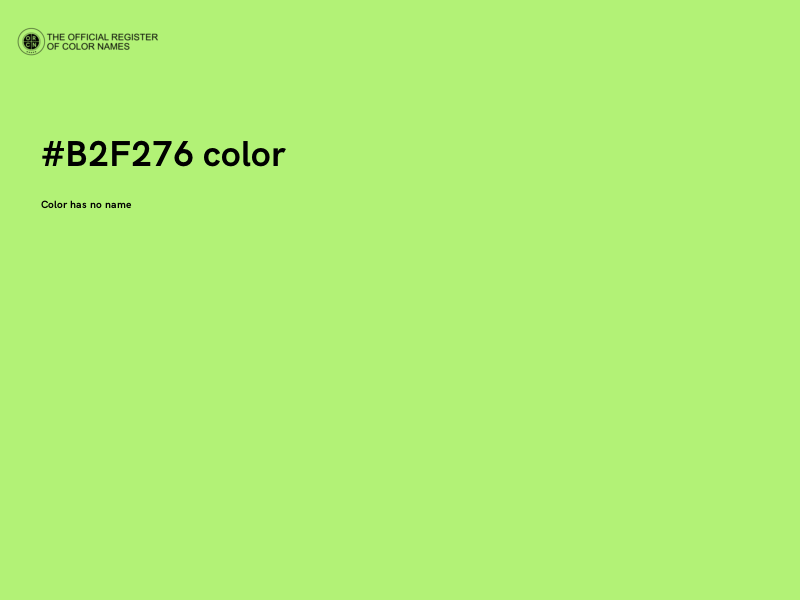 #B2F276 color image