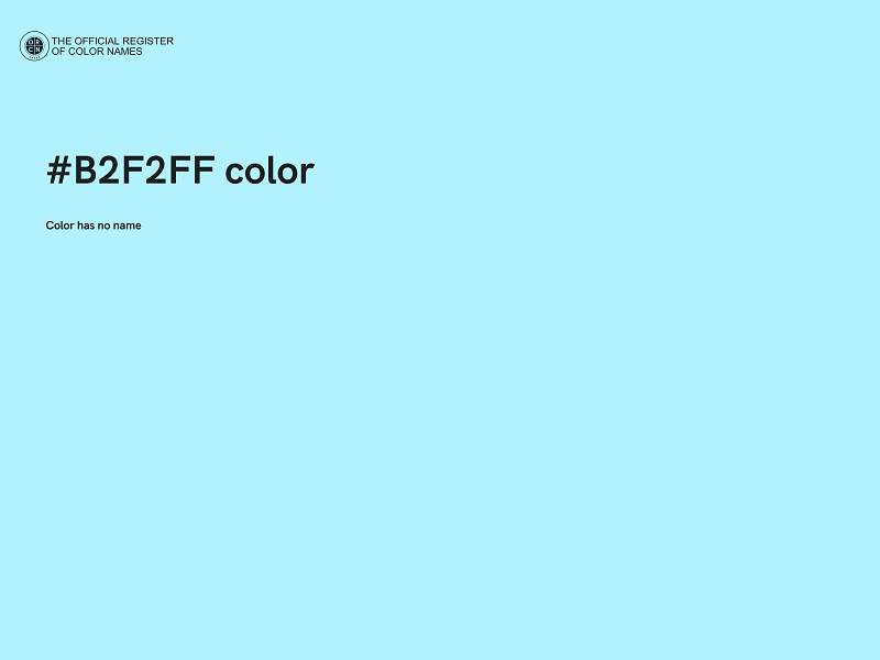 #B2F2FF color image