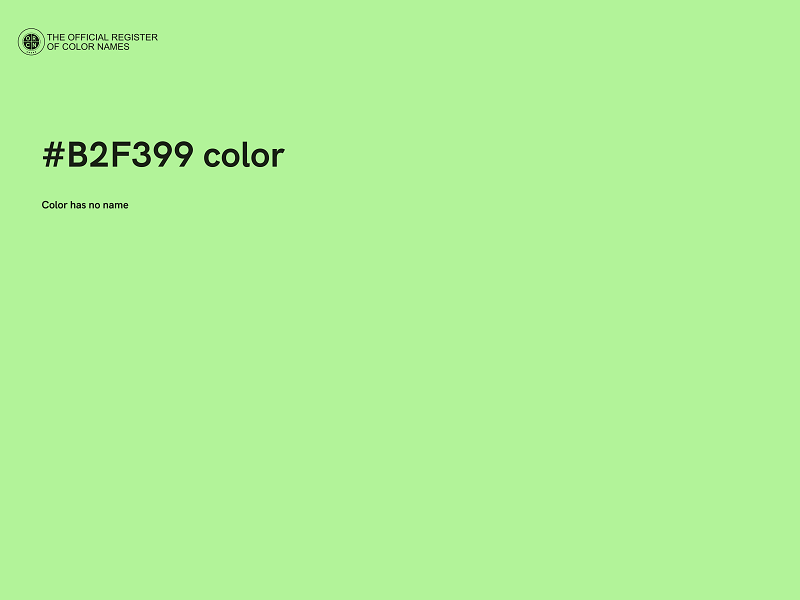 #B2F399 color image