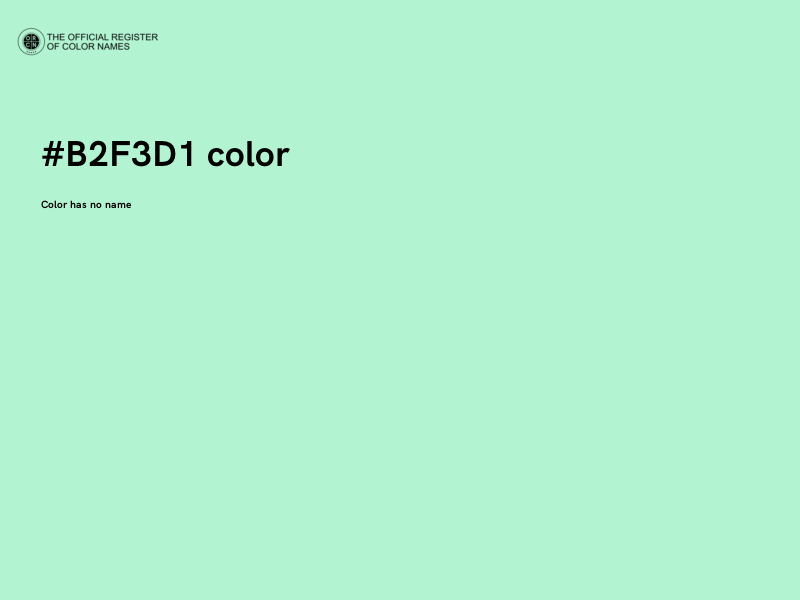 #B2F3D1 color image