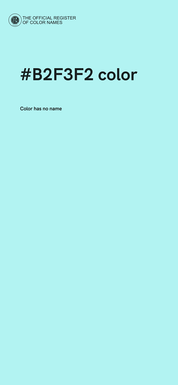 #B2F3F2 color image