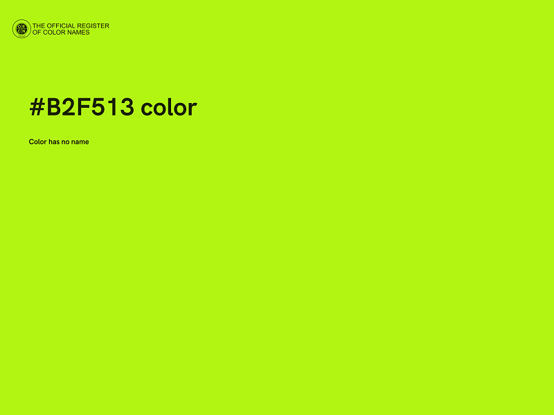 #B2F513 color image