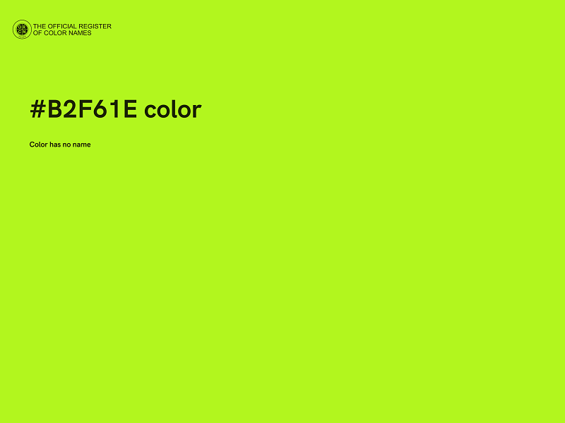 #B2F61E color image