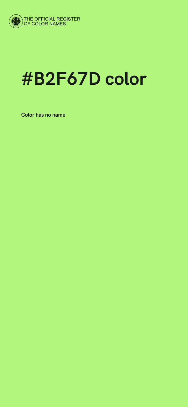 #B2F67D color image