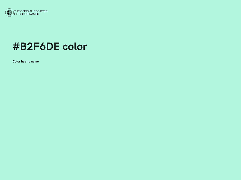 #B2F6DE color image