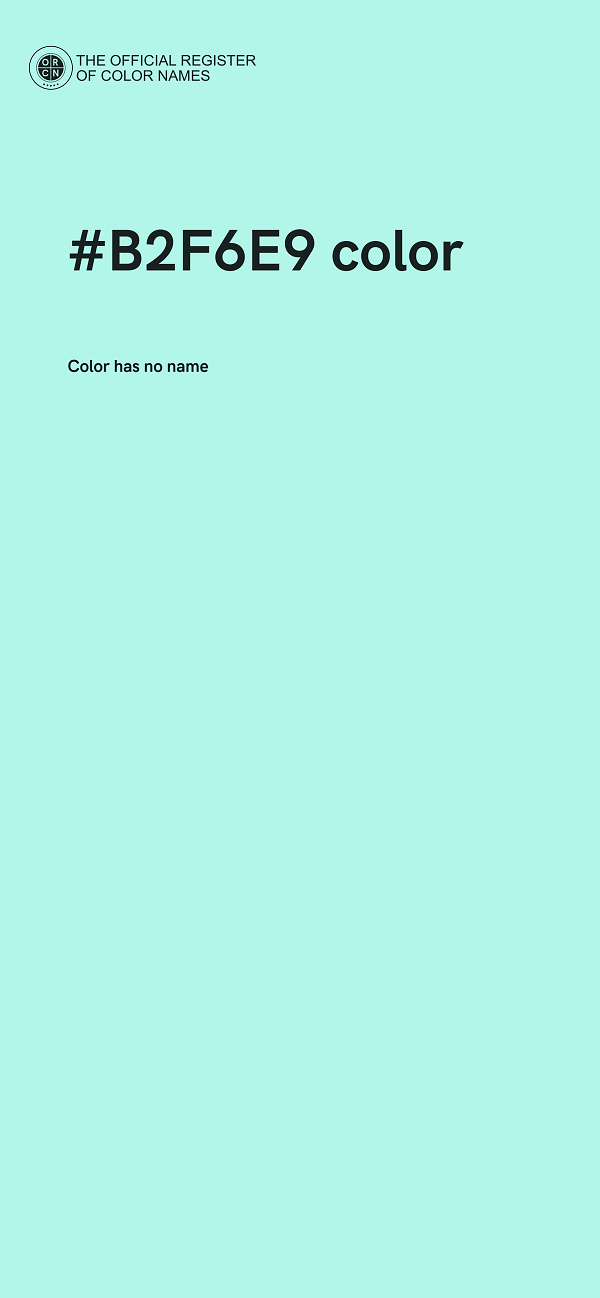 #B2F6E9 color image