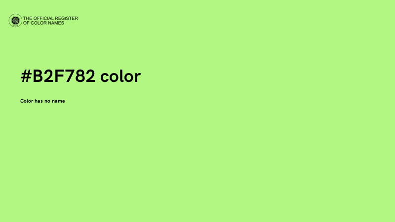 #B2F782 color image
