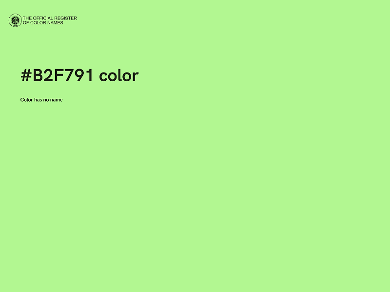 #B2F791 color image